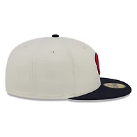 Washington Nationals Chrome White Two Tone Basic New Era 59FIFTY Fitted Hat