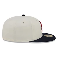 St. Louis Cardinals Chrome White Two Tone Basic New Era 59FIFTY Fitted Hat
