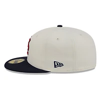 St. Louis Cardinals Chrome White Two Tone Basic New Era 59FIFTY Fitted Hat
