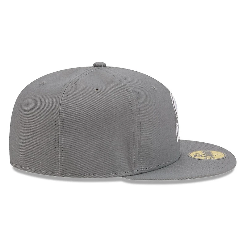 Seattle Mariners Medium Grey Basic New Era 59FIFTY Fitted Hat