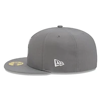 Seattle Mariners Medium Grey Basic New Era 59FIFTY Fitted Hat