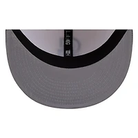 Seattle Mariners Chrome White Two Tone Basic New Era 59FIFTY Fitted Hat