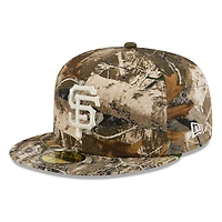 San Francisco Giants Realtree APX Camo Basic New Era 59FIFTY Fitted Hat