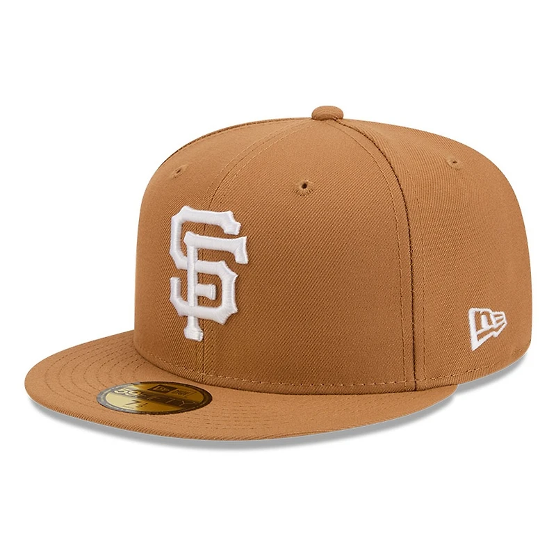 San Francisco Giants Bronze and White Basic New Era 59FIFTY Fitted Hat