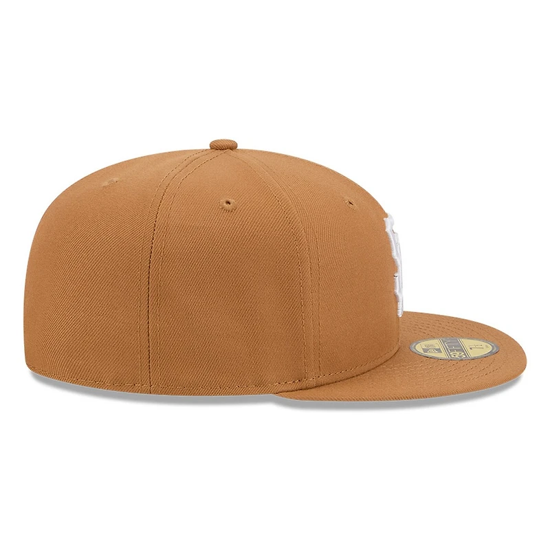 San Francisco Giants Bronze and White Basic New Era 59FIFTY Fitted Hat