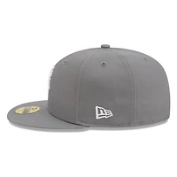 San Francisco Giants Medium Grey Basic New Era 59FIFTY Fitted Hat