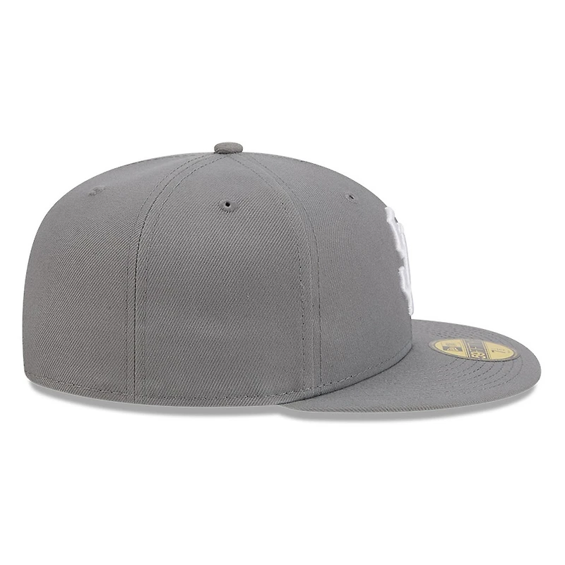 San Francisco Giants Medium Grey Basic New Era 59FIFTY Fitted Hat