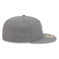 San Francisco Giants Medium Grey Basic New Era 59FIFTY Fitted Hat