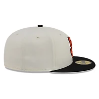 San Francisco Giants Chrome White Two Tone Basic New Era 59FIFTY Fitted Hat