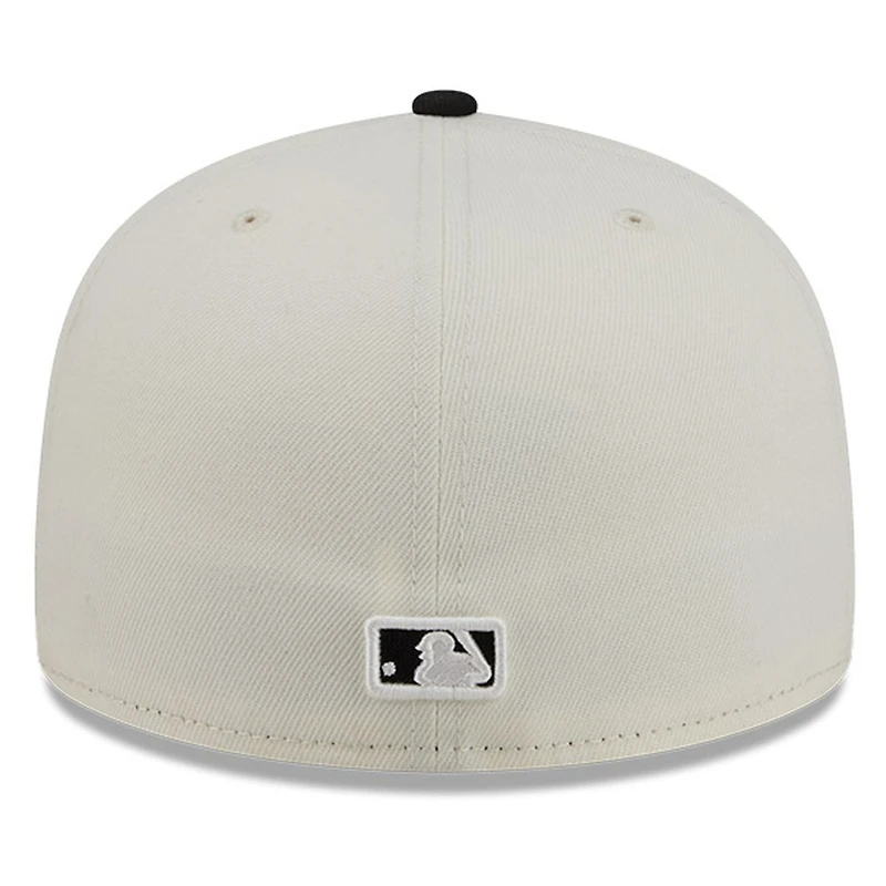 San Francisco Giants Chrome White Two Tone Basic New Era 59FIFTY Fitted Hat