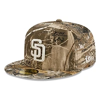 San Diego Padres Realtree APX Camo Basic New Era 59FIFTY Fitted Hat