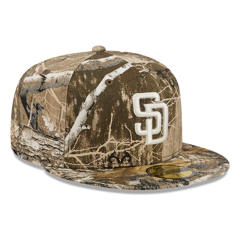 San Diego Padres Realtree APX Camo Basic New Era 59FIFTY Fitted Hat