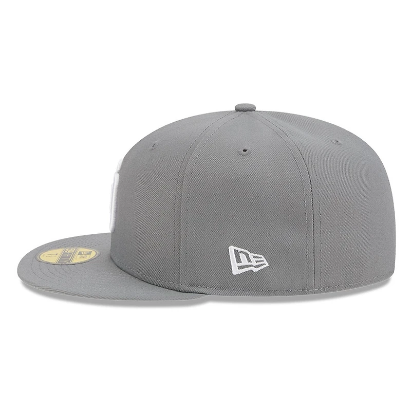 San Diego Padres Medium Grey Basic New Era 59FIFTY Fitted Hat