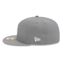 San Diego Padres Medium Grey Basic New Era 59FIFTY Fitted Hat