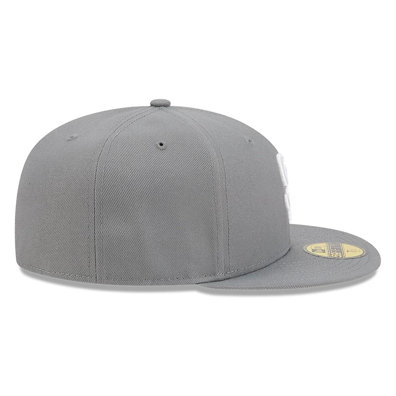 San Diego Padres Medium Grey Basic New Era 59FIFTY Fitted Hat