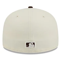 San Diego Padres Chrome White Two Tone Basic New Era 59FIFTY Fitted Hat