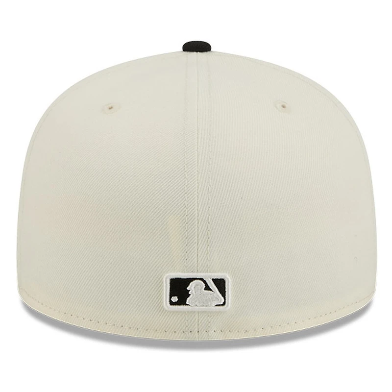 Pittsburgh Pirates Chrome White Two Tone Basic New Era 59FIFTY Fitted Hat