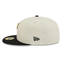 Pittsburgh Pirates Chrome White Two Tone Basic New Era 59FIFTY Fitted Hat