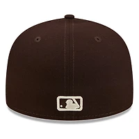 Philadelphia Phillies Burntwood Brown Basic New Era 59FIFTY Fitted Hat
