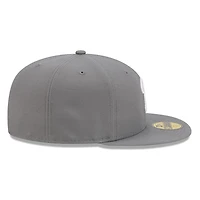 Philadelphia Phillies Medium Grey Basic New Era 59FIFTY Fitted Hat
