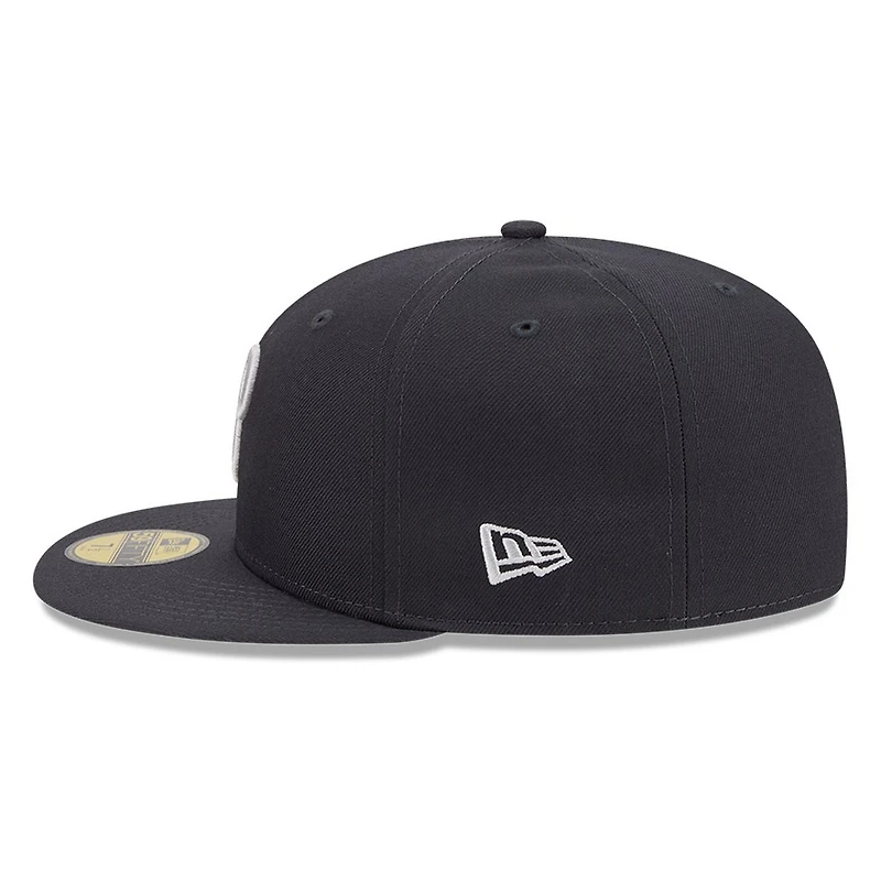 Philadelphia Phillies Dark Grey Anthracite Basic New Era 59FIFTY Fitted Hat