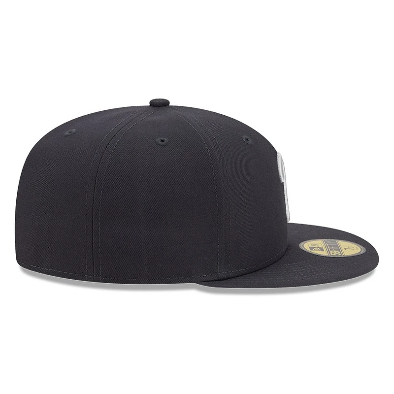 Philadelphia Phillies Dark Grey Anthracite Basic New Era 59FIFTY Fitted Hat