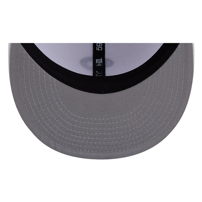 Philadelphia Phillies White and Black Basic New Era 59FIFTY Fitted Hat