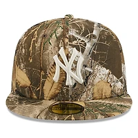 New York Yankees Realtree APX Camo Basic Era 59FIFTY Fitted Hat