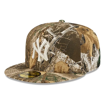 New York Yankees Realtree APX Camo Basic Era 59FIFTY Fitted Hat