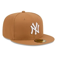 New York Yankees Bronze and White Basic Era 59FIFTY Fitted Hat