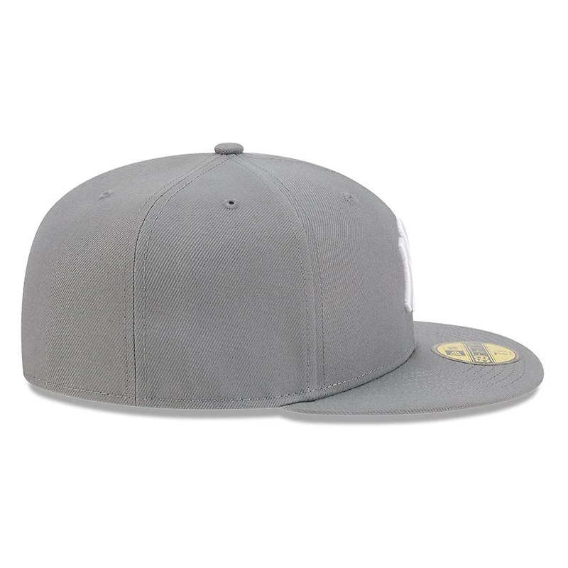 New York Yankees Medium Grey Basic Era 59FIFTY Fitted Hat