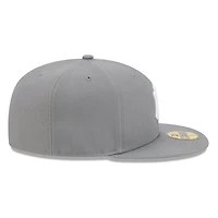 New York Yankees Medium Grey Basic Era 59FIFTY Fitted Hat