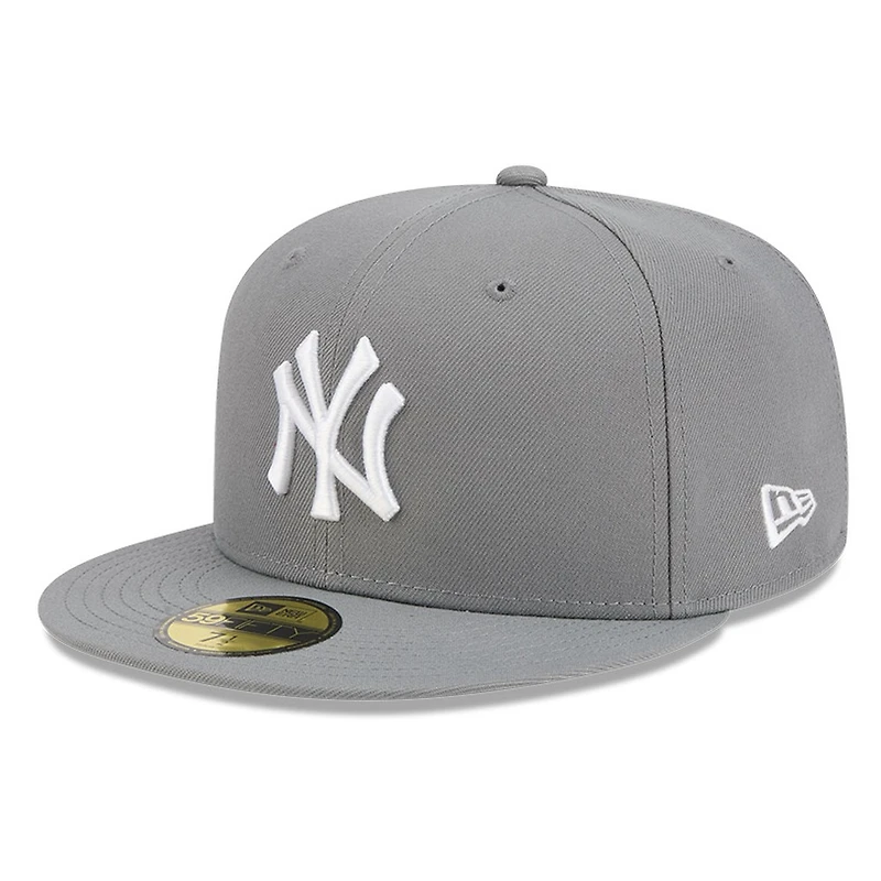 New York Yankees Medium Grey Basic Era 59FIFTY Fitted Hat