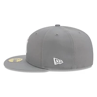 New York Yankees Medium Grey Basic Era 59FIFTY Fitted Hat