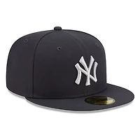New York Yankees Dark Grey Anthracite Basic Era 59FIFTY Fitted Hat