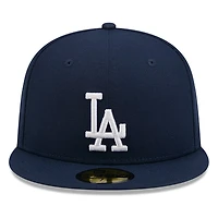 Los Angeles Dodgers Dark Blue Basic New Era 59FIFTY Fitted Hat