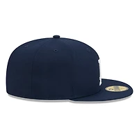 Los Angeles Dodgers Dark Blue Basic New Era 59FIFTY Fitted Hat