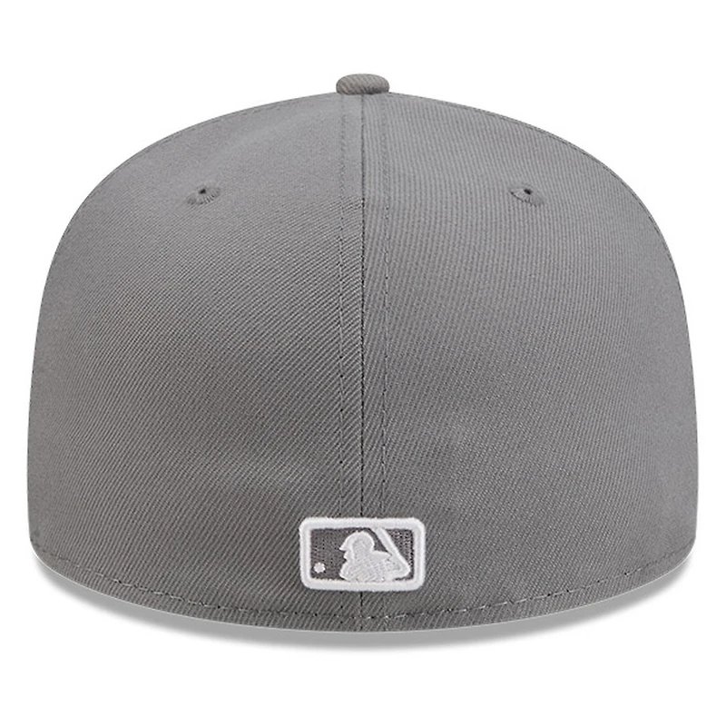 Los Angeles Dodgers Medium Grey Basic New Era 59FIFTY Fitted Hat