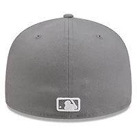 Los Angeles Dodgers Medium Grey Basic New Era 59FIFTY Fitted Hat