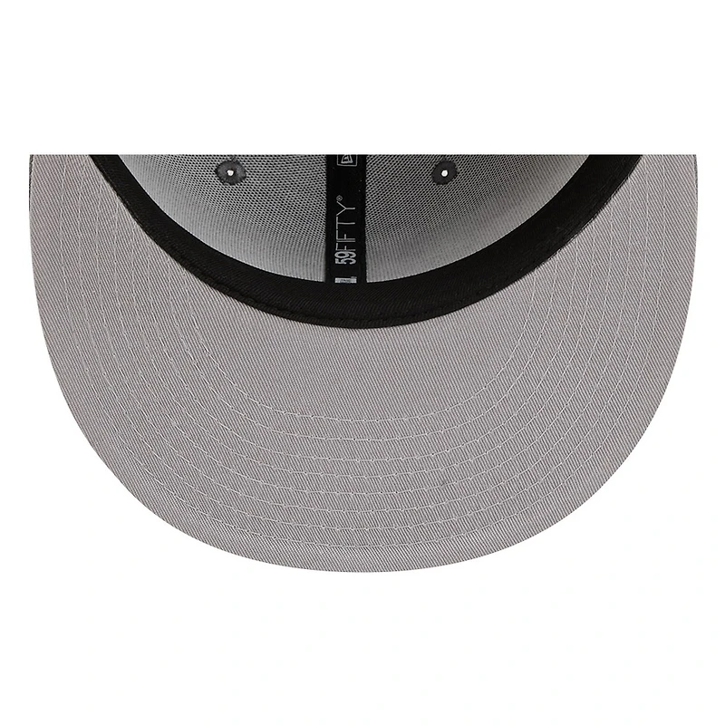 Los Angeles Dodgers Medium Grey Basic New Era 59FIFTY Fitted Hat