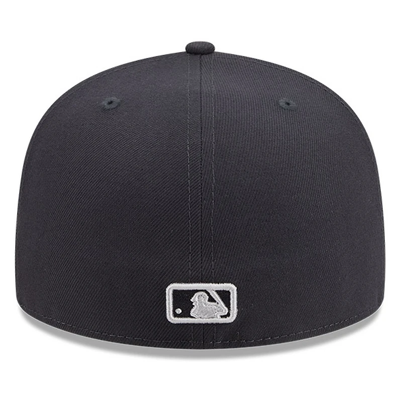 Los Angeles Dodgers Dark Grey Anthracite Basic New Era 59FIFTY Fitted Hat