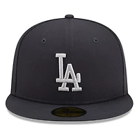 Los Angeles Dodgers Dark Grey Anthracite Basic New Era 59FIFTY Fitted Hat