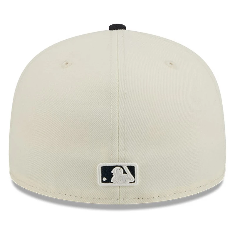 Los Angeles Angels Chrome White Two Tone Basic New Era 59FIFTY Fitted Hat