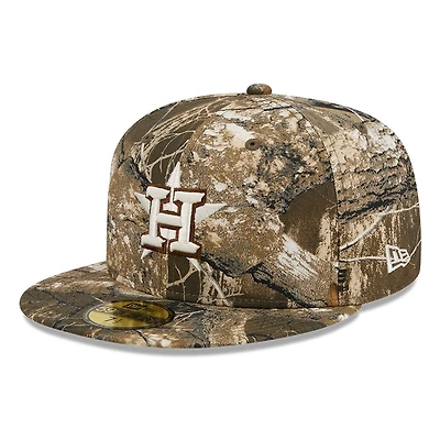 Houston Astros Realtree APX Camo Basic New Era 59FIFTY Fitted Hat