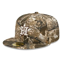 Houston Astros Realtree APX Camo Basic New Era 59FIFTY Fitted Hat