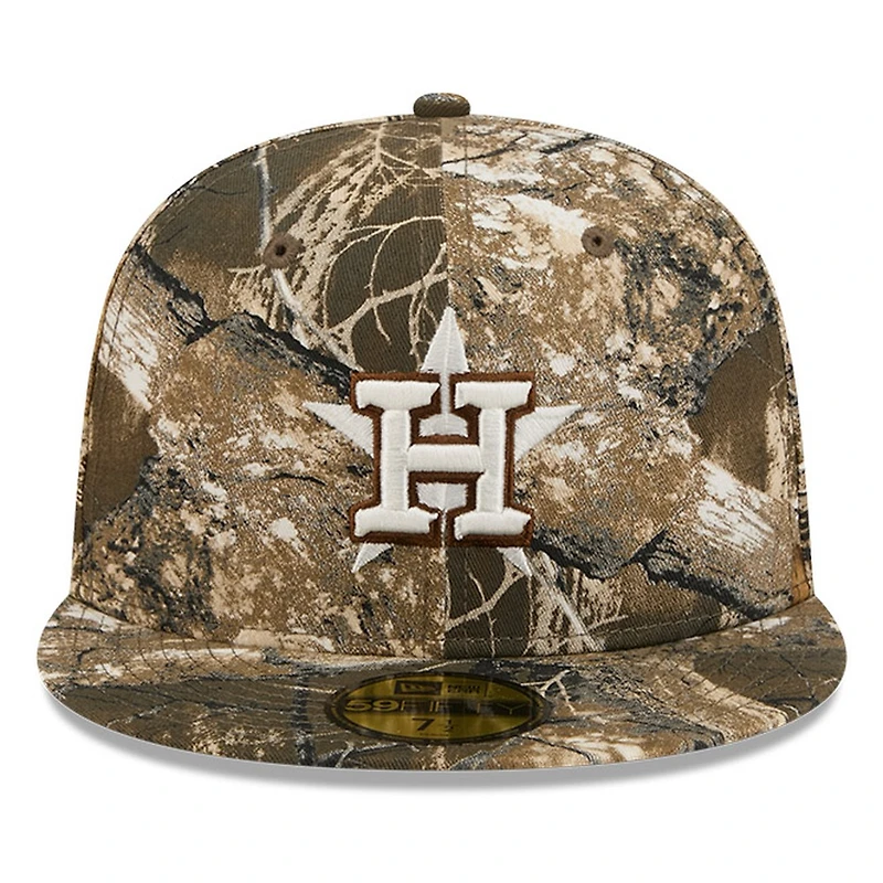 Houston Astros Realtree APX Camo Basic New Era 59FIFTY Fitted Hat