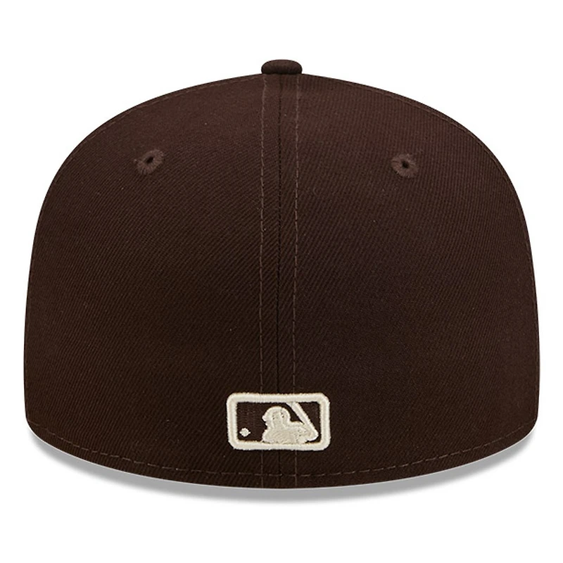 Houston Astros Burntwood Brown Basic New Era 59FIFTY Fitted Hat