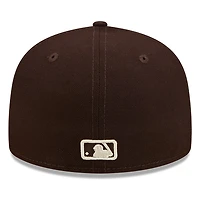 Houston Astros Burntwood Brown Basic New Era 59FIFTY Fitted Hat
