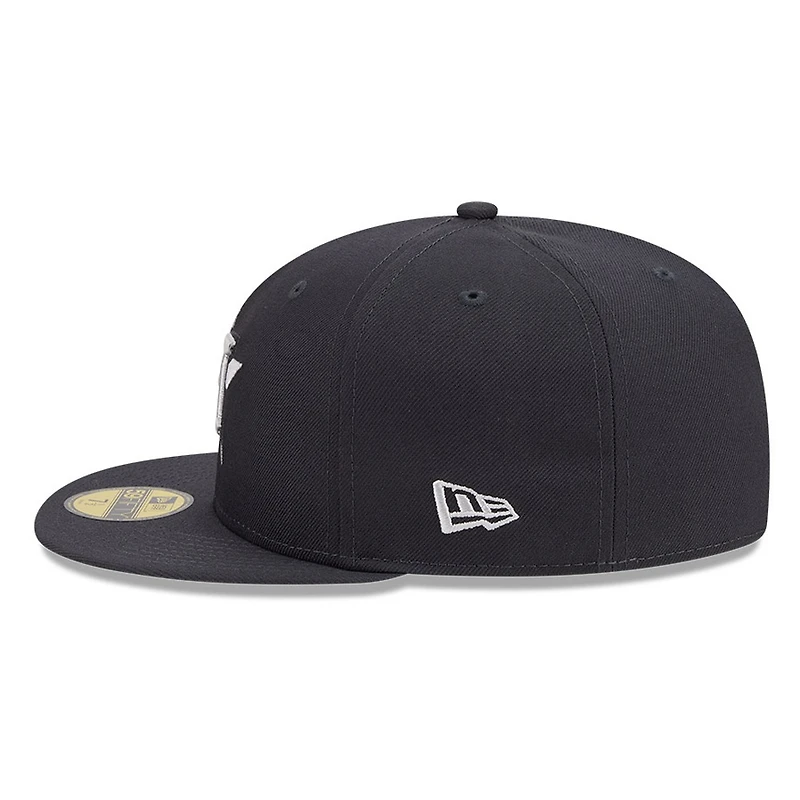 Houston Astros Dark Grey Anthracite Basic New Era 59FIFTY Fitted Hat