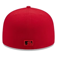 Chicago White Sox Scarlet Red and Black Basic New Era 59FIFTY Fitted Hat